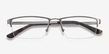 Gunmetal Bowler -  Métal Lunettes de vue