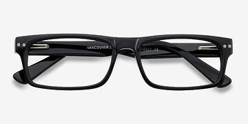 Noir Vancouver -  Plastique Lunettes de vue