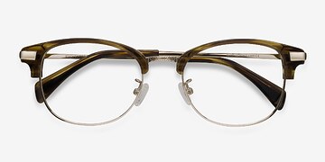  Brown Kinjin -  Vintage Métal Lunettes de vue