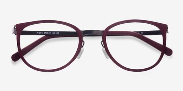 Burgundy Alpha -  Métal Lunettes de vue