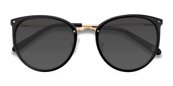 Noir Crush -  Acetate, Metal Lunettes de soleil