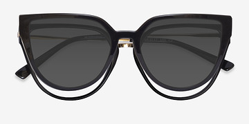 Noir Vive Clip-On -  Plastic, Metal Lunettes de vue