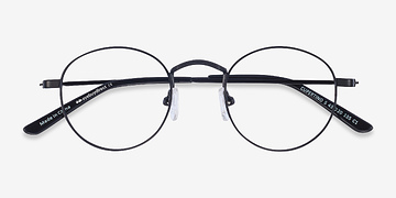 Noir Cupertino -  Vintage Métal Lunettes de vue