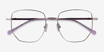Silver & Purple Nimble -  Métal Lunettes de vue