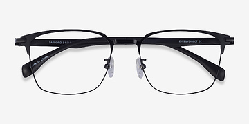 Noir Sapporo -  Plastique Lunettes de vue