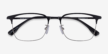 Black Gunmetal Below -  Métal Lunettes de vue