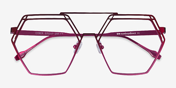 Violet Cyber -  Métal Lunettes de vue
