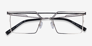 Silver Black Pacer -  Métal Lunettes de vue