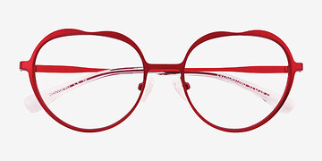 Rouge Everlasting -  Métal Lunettes de vue