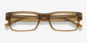 Brun Visionary -  Plastique Lunettes de vue