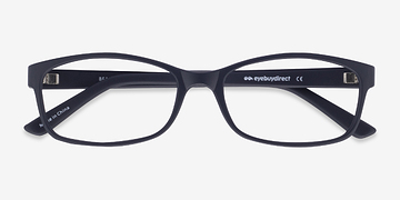 Matte Navy Beads -  Classiques Plastique Lunettes de vue