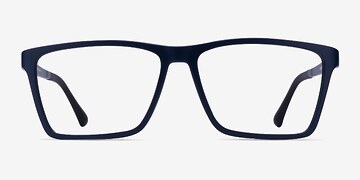 Matte Navy Equation -  Légèreté Plastique Lunettes de vue