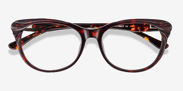 Red Tortoise Mariposa -  Vintage Acétate Lunettes de vue
