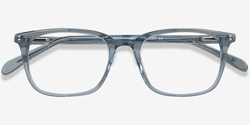 Clear Blue Etched -  Acétate Lunettes de vue
