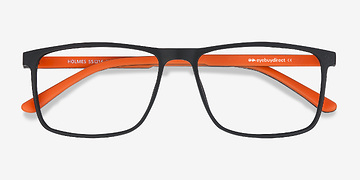 Noir Holmes -  Légèreté Plastique Lunettes de vue