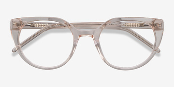 Clear brown Rhyme -  Vintage Acétate Lunettes de vue