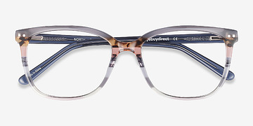 Gray Striped North -  Mode Acétate Lunettes de vue