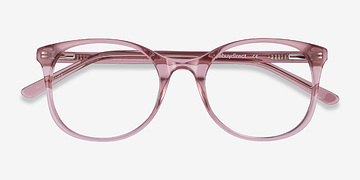 Clear Pink Greta -  Coloré Acétate Lunettes de vue
