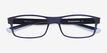 Bleu foncé Over -  Plastique Lunettes de vue