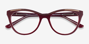 Burgundy Gold Felicity -  Acétate Lunettes de vue