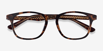 Tortoise Gold Casting -  Acétate Lunettes de vue
