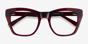 Burgundy Cassie -  Acétate Lunettes de vue