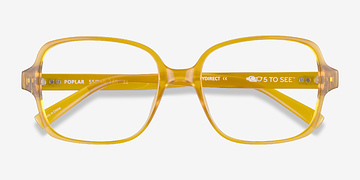 Clear Yellow Poplar -  Plastique Lunettes de vue