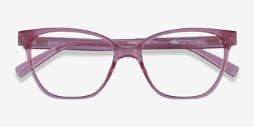 Clear Pink Almond -  Plastique Lunettes de vue