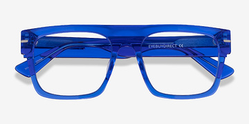 Transparent blue Chet -  Acétate Lunettes de vue