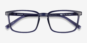 Crystal Dark Blue Moringa -  Plastique Lunettes de vue