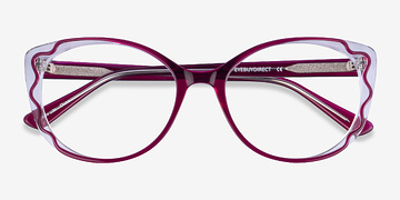 Purple Clear Agrias -  Acétate Lunettes de vue