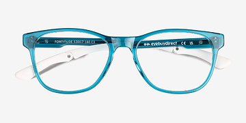Crystal Blue Green Fortitude -  Métal Lunettes de vue