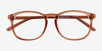 Clear Brown Larkin -  Plastique Lunettes de vue