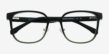 Black Green GG -  Plastique Lunettes de vue