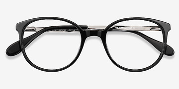 Noir Lucy -  Acetate, Metal Lunettes de vue