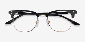 Noir Freestyle -  Vintage Acetate, Metal Lunettes de vue