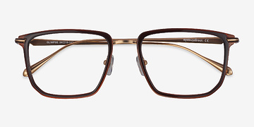 Brown gold Glimpse -  Mode Acetate, Metal Lunettes de vue