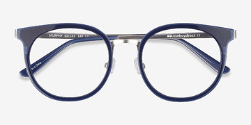 Bleu marine  Murphy -  Vintage Acetate, Metal Lunettes de vue