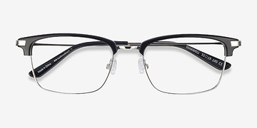Noir Maxwell -  Vintage Acetate, Metal Lunettes de vue