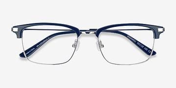 Bleu marine  Maxwell -  Vintage Acetate, Metal Lunettes de vue