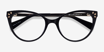 Noir Beauty -  Acetate, Metal Lunettes de vue