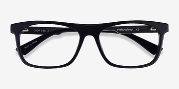 Dark Navy Silver Drop -  Métal Lunettes de vue