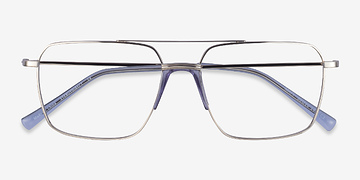 Silver Blue Matt -  Métal Lunettes de vue
