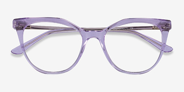 Clear Purple Carolina -  Métal Lunettes de vue