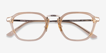 Clear Yellow Light Gold Baxter -  Métal Lunettes de vue