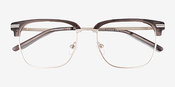 Gray Tortoise Ezra -  Métal Lunettes de vue