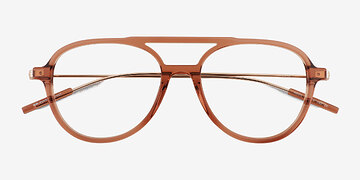 Clear Brown Anvil -  Métal Lunettes de vue