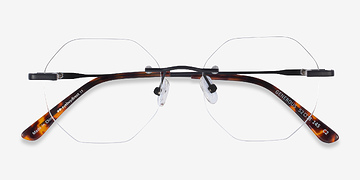 Matte Black Generous -  Légèreté Métal Lunettes de vue