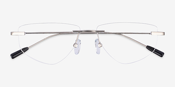 Matte Silver Phil -  Métal Lunettes de vue