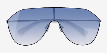 Noir Infinite -  Métal Lunettes de soleil